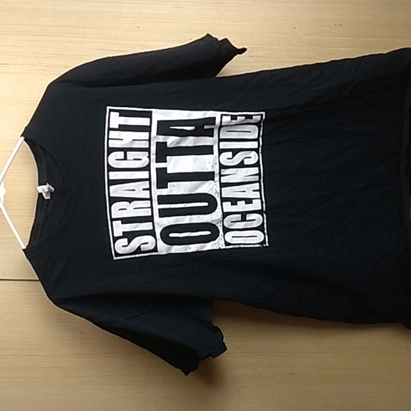 Oceanside Other - Black Men's Shirt "Straight Outta Oceanside" size XL